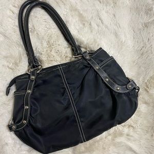 Black Nylon Purse